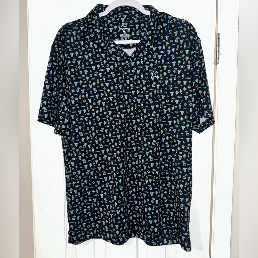 Rhoback Polo Beach Vibes Black